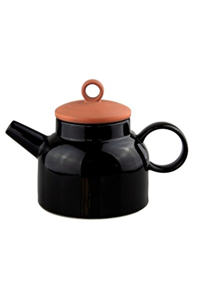 Culinaro HELLA BLACK Porcelain Teapot 820ml