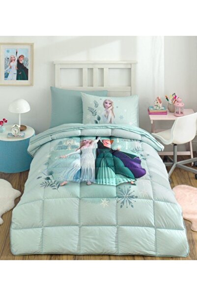 Özdilek Disney Sleeping Set Ranforce Single Mint Frozen Leaves