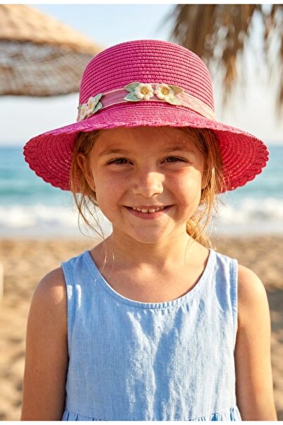 LAGRANZE Μίνι Καπέλο Ψάθινο Κομψό 4-8 ετών