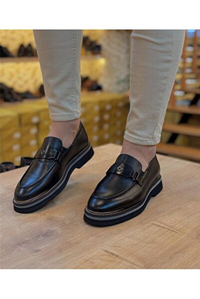 Parlak Hakiki Deri Günlük Eva Taban Casual Ayakkabı