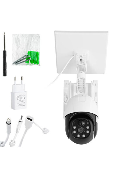 JRH Solar IP Surveillance Camera 4G with Portable Solar Panel 5m