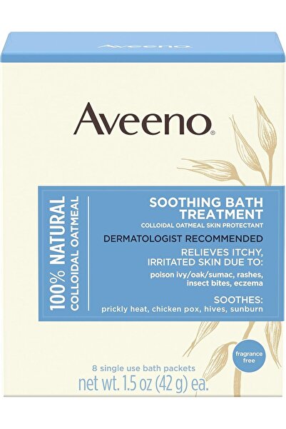 AVEENO علاج مهدئ للبشرة المتهيجة والحكة، 8 قطع