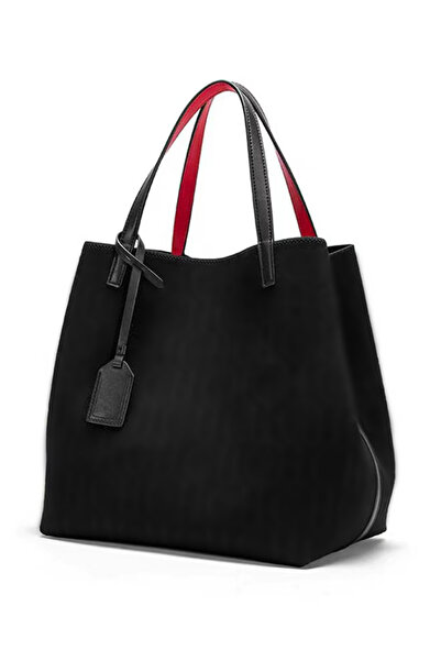 Generic حقيبة يد نسائية كبيرة السعة، حقيبة سفر بسيطة، حقيبة دلو منسوجة يدويًا...