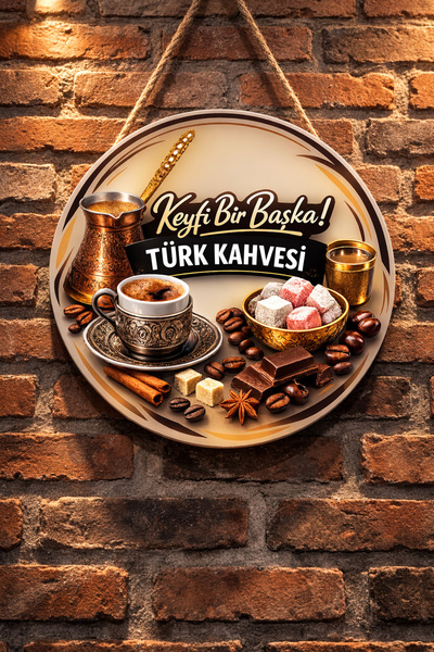 Mayeka Ornament de pictură murală pentru cafea turcească, pentru cafenea, res...