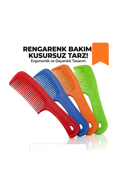 Lunihome Comb Set of 4, Ergonomic, Suitable for All Hair Types