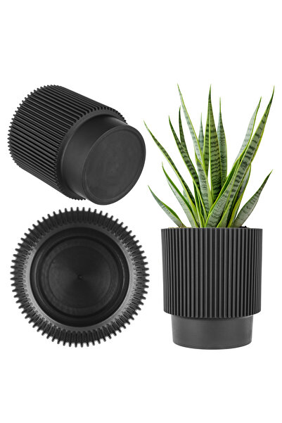 KADAX Ghiveci de flori 17cm, husă pentru plante, ghiveci de flori din plastic...