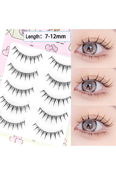 Choice6 W-2 Dream Deer 5 Pairs False Eyelashes A Type Eyelashes Upgraded Lash...