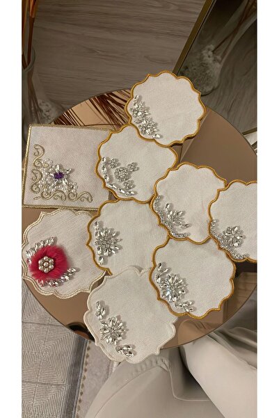 magnocandles Χαρτοπετσέτες παρουσίασης, Χαρτοπετσέτες κοκτέιλ από ατσάλι με π...