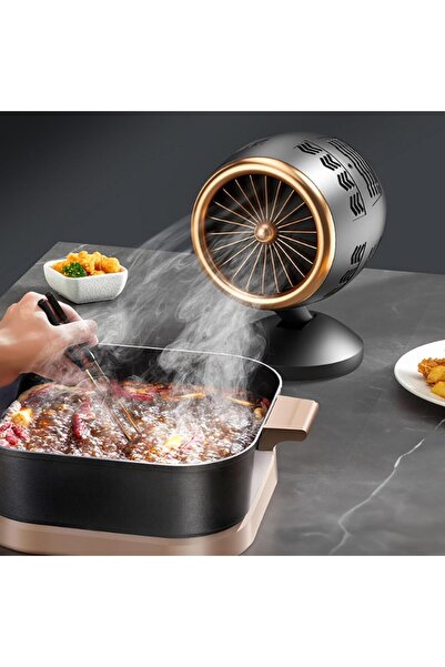 Arabest Portable Kitchen Exhaust Fan with One-Click Adjustment, Ideal for Hom...