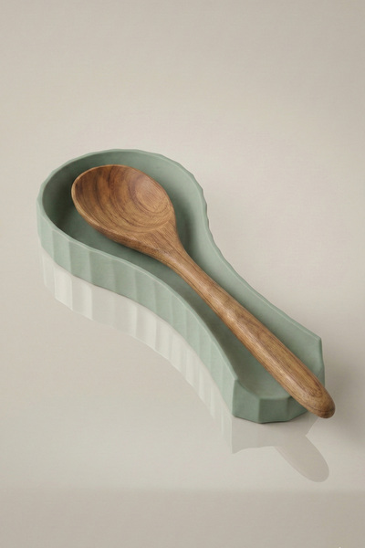 KHAKMA Držač za kašike 28,5 cm | Izdržljivi plastični držač za kašike i servi...