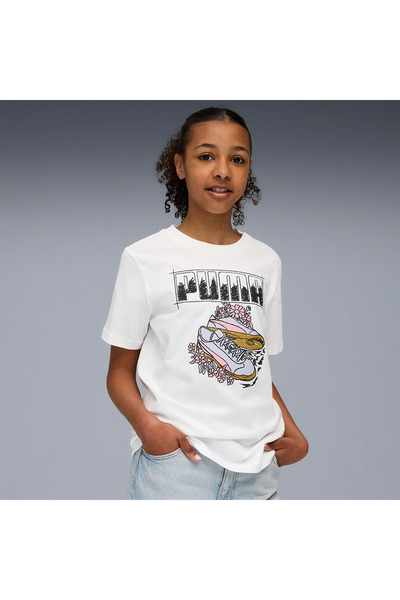 Puma Grafička bela majica za devojke