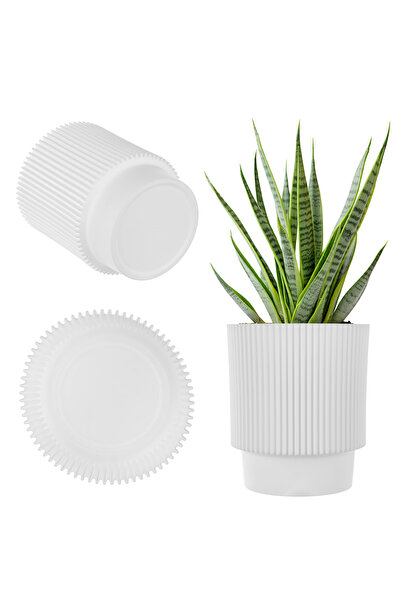 KADAX Ghiveci de flori 13cm, husă pentru plante, ghiveci de flori din plastic...