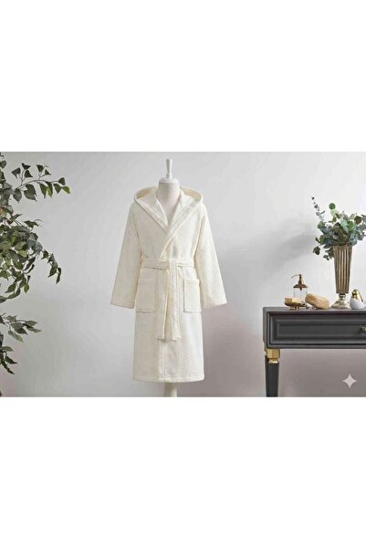 Özdilek Bright Cream Children's Bathrobe (3-4)