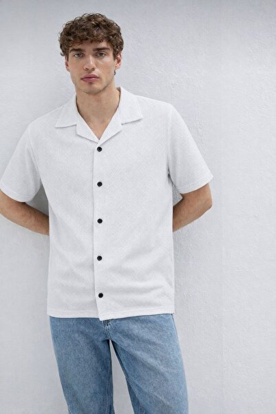 Mavi Erkek Waffle Kumaş Pamuklu Nefes Alan Yazlık Kısa Kollu Premium Kalite G...