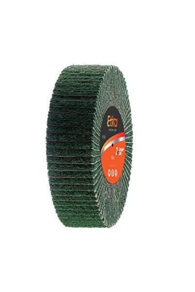 ETKA Ø100 mm Broseli Zımpara – Genişlik 30 mm Kum 180 – Yüzey Temizleme & Saten Finish (Kahverengi)