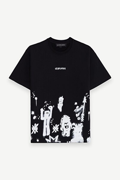 LES BENJAMINS OVERSIZED TEE 047 L -NOIR