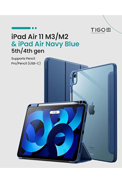 Generic T I G O iPad Air 11 Inch M3/M2 (2025/2024), iPad Air 5/4 with Pen Hol...