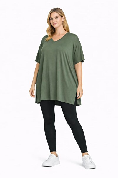 ALEXANDERGARDI Slit-Detachable Plus Size Tunic (B26-00346)