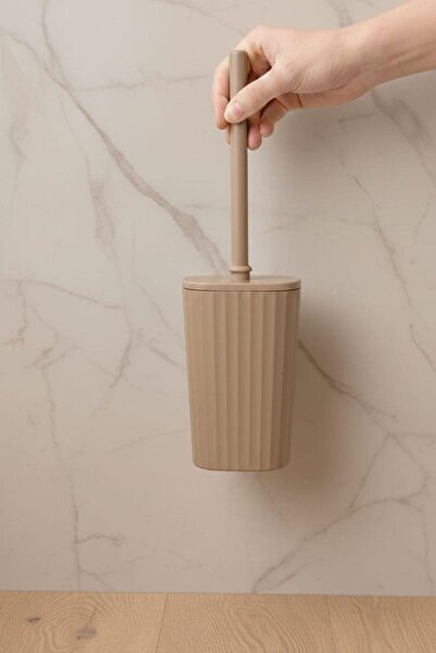 Okyanus Home Safir Self-Adhesive Wc Brush Holder Mink