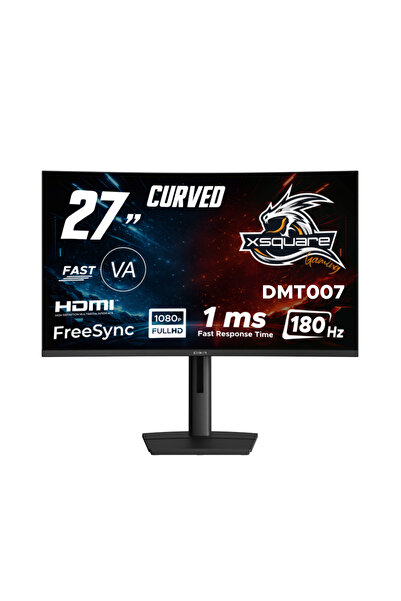 Dexim 27'' 180Hz 1ms (Hdmı+Dp) Freesync Adaptive Sync Full Hd Curved Fast Va ...