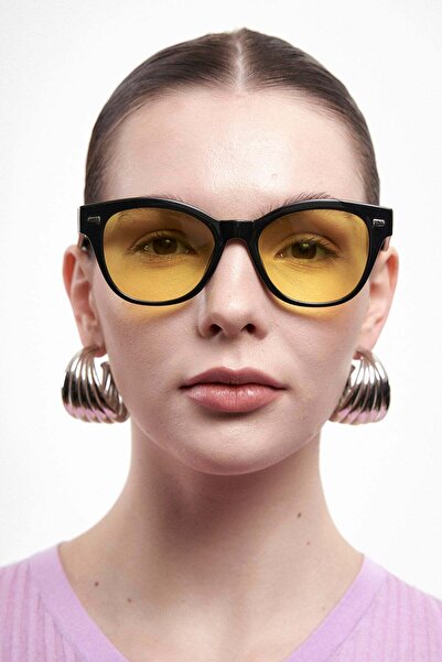 Bilge Karga Edson Black Yellow Circadian Balance Glasses