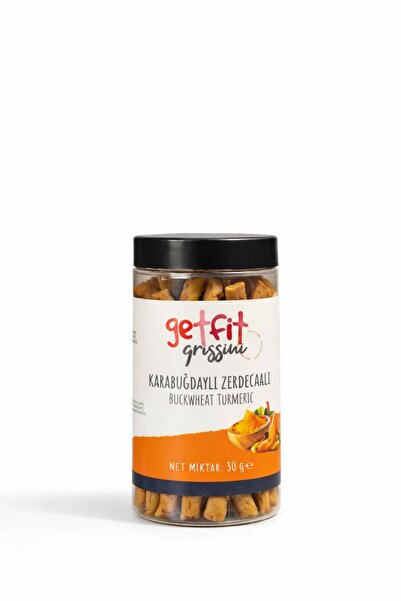 GetFit Glutensiz Vegan Karabuğdaylı Zerdeçallı Grissini 80 Gr