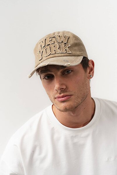 go gang own Νέα Υόρκη Με λεπτομέρεια ραφής Ρυθμιζόμενο καπέλο Unisex από ύφασ...