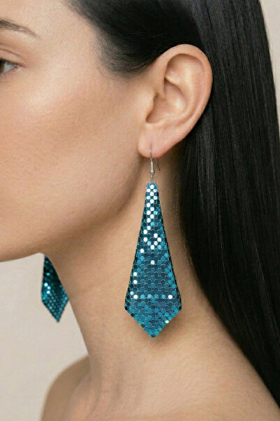 PETEK AKSESUAR Shal Model Armor Metal Earring