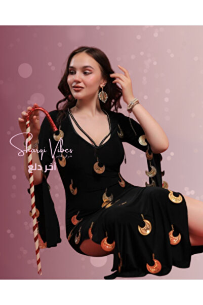 Sharqi Vibes Orintal Belly Dance Suit - Royal Black