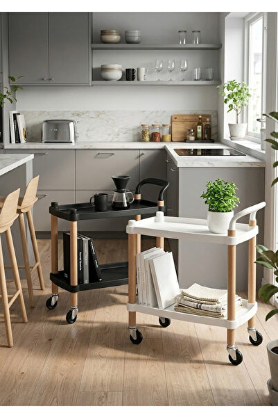 co arma Mobile serving cart with wheels - Stylish and practical design for li...