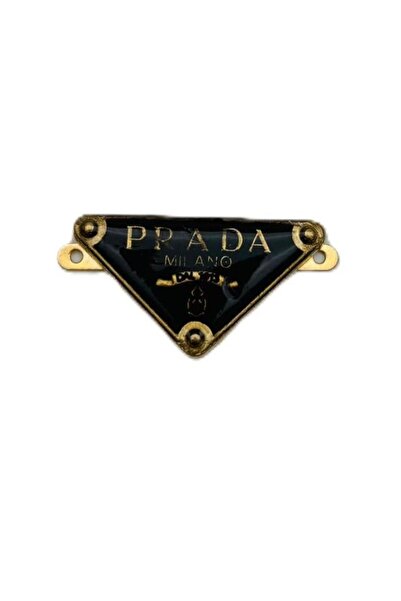 angel çanta aksesuar 3,5x2 cm Prada metalna pločica s etiketom