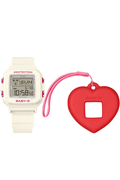G-SHOCK Women's Digital White Dial Watch - BGD-10KH-7DR