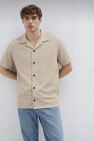 Mavi Erkek Waffle Kumaş Pamuklu Nefes Alan Yazlık Kısa Kollu Premium Kalite G...