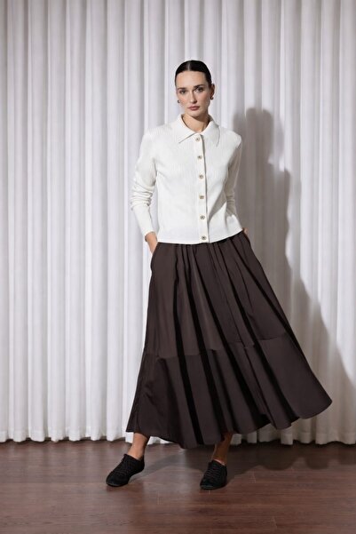 Missemramiss Misssemramiss 5307 Belle Noir Midi Cardigan