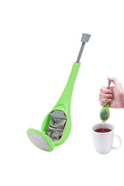MaffStuff 2-in-1 tea strainer, green