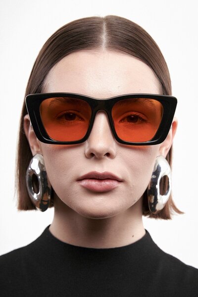 Bilge Karga Guus Black Orange Cyclic Balance Glasses