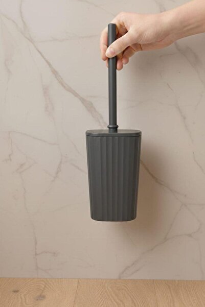Okyanus Home Sapphire samolepljivi držač četke za WC, antracit