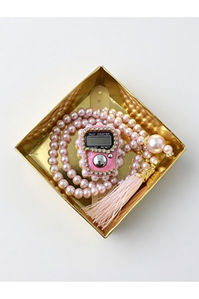 Aremy Taşlı Zikirmatik ve İnci Tesbih Seti