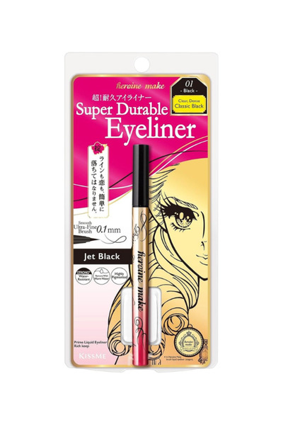 Heroine Make Prime Liquid Eyeliner Rich Keep 01 Jet Black – 0.02 fl oz (0.4 m...