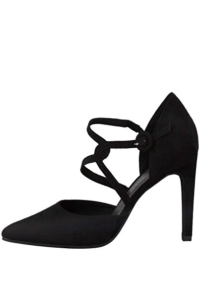 Marco Tozzi Pantofi eleganți negri din piele