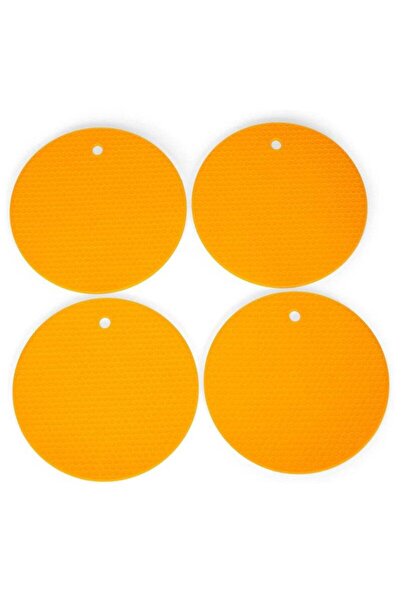 Arabest طقم قواعد سيليكون دائرية للمطبخ بنمط خلية النحل، مقاس 7 بوصات، مكون م...