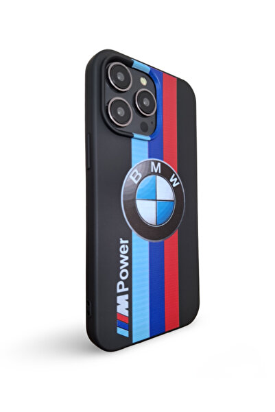 EPRO iPhone 14 Pro Max Uyumlu BMW M Power Baskılı İçi Kadife Yüksek Kalite So...