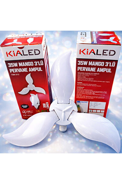 kialed 2 Adet 35W Mango 3’lü Pervane LED Ampul – 3150 Lümen