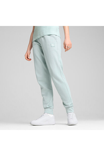 Puma بنطلون رياضي نسائي باللون الأزرق من Essentials Elevated