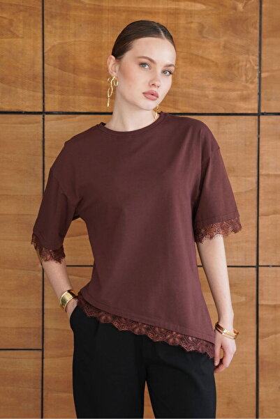 Lady Pixie Lace Detail T-Shirt