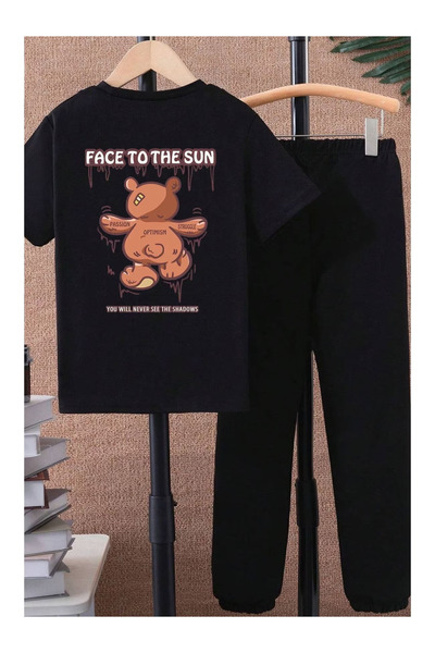 PENTHİLUS Unisex Printed Top and Bottom Set