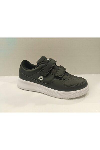 MasmaviMilla Black Double-Strapped Velcro White Sole Sports Shoes