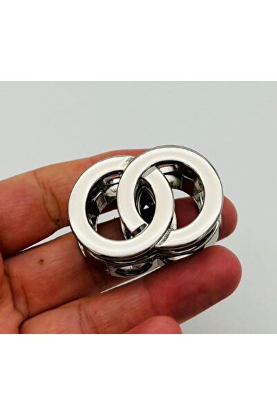 angel çanta aksesuar Aparat de strângere cu arc dublu argintiu