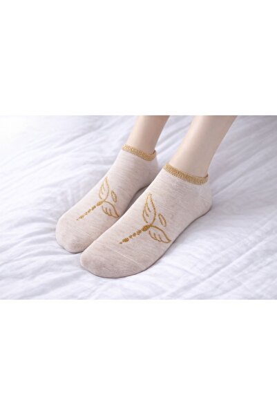 gigigiyim Winged Embroidered Women's Booties Socks