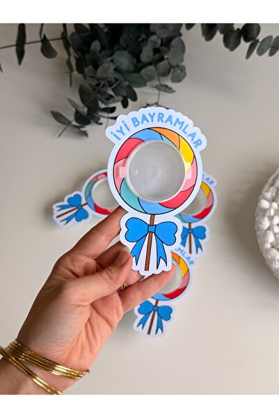 giftica sticker Giftica Bayram Hediyesi Şekerlik 10 Adet